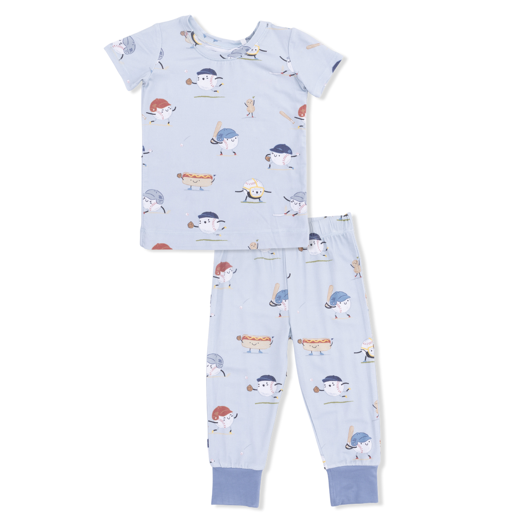 Baseballs Playing Baseball Loungewear Set