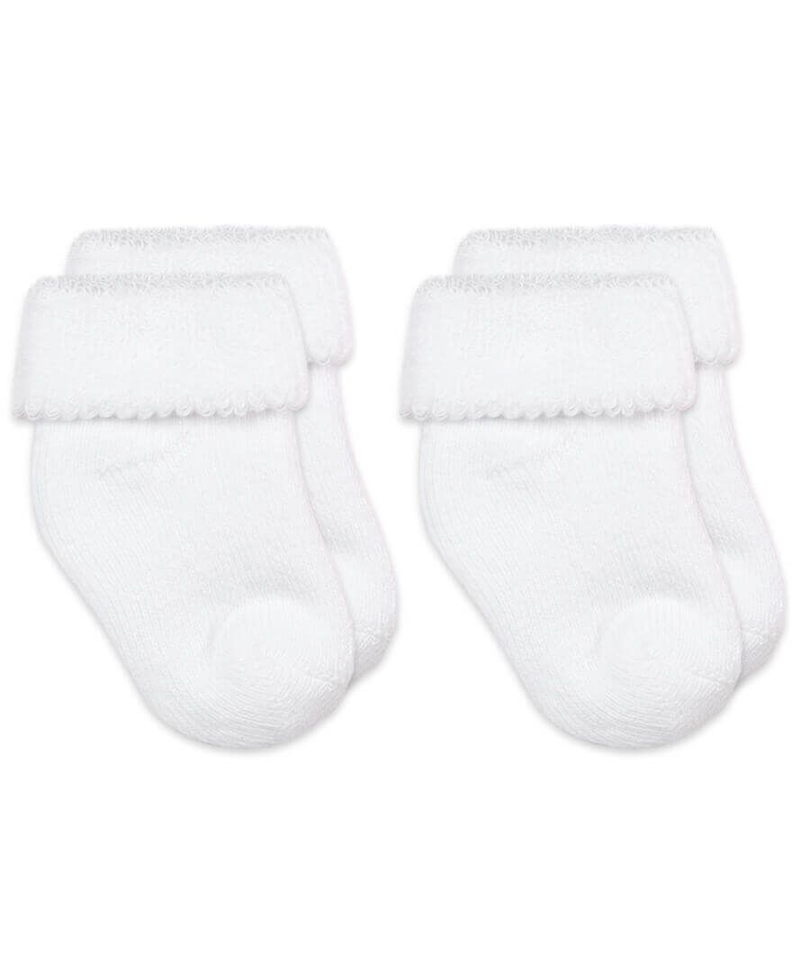 Terry Turn Cuff Bootie Socks-2 Pack