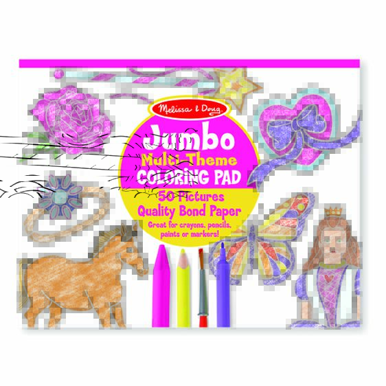 Jumbo Coloring Pad 50 Page