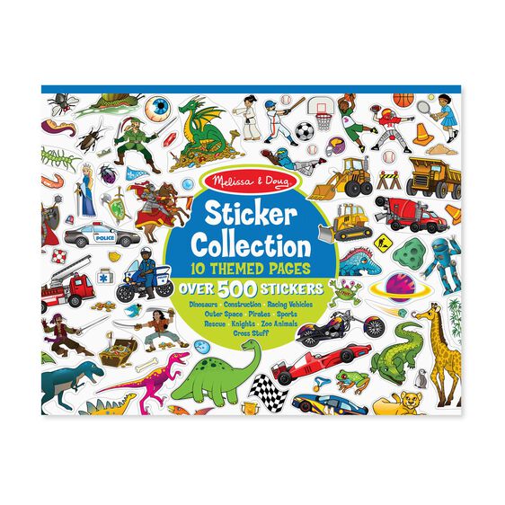 Sticker Collection- Dino, Vehicles, Space and More