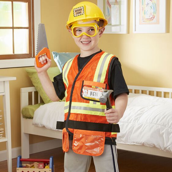 Construction Worker Costume Role Play