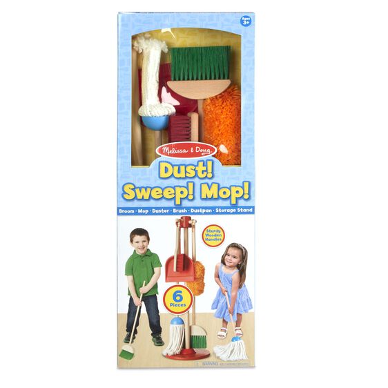 Lets play House! Dust, Sweep, & Mop