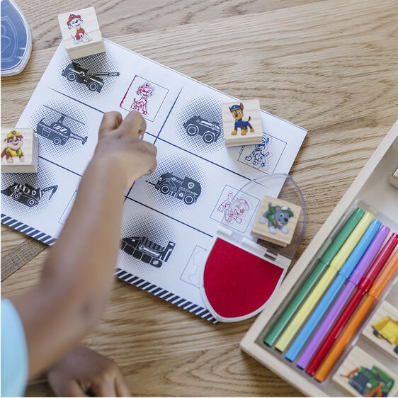 Paw Patrol Wooden Stamps Activity Set