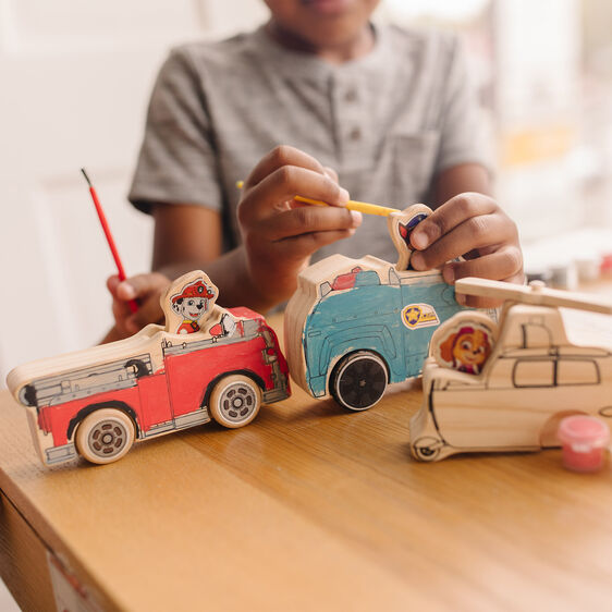 Paw Patrol Wooden Craft Kit - Vehicles