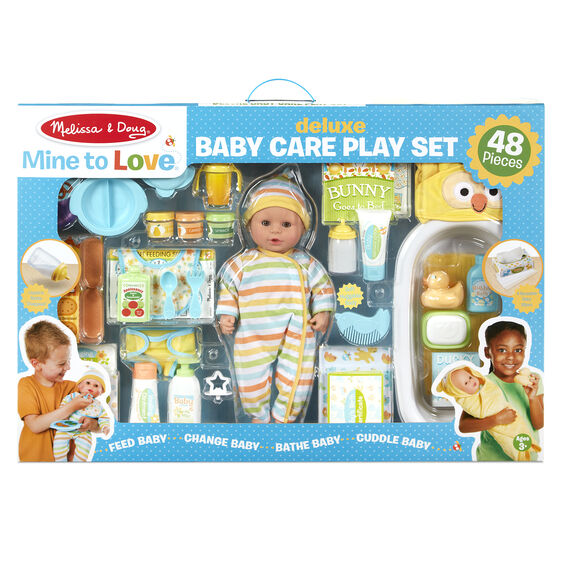 Mine To Love Deluxe Baby Care Play Set