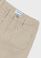 Cropped Front Pocket Pant