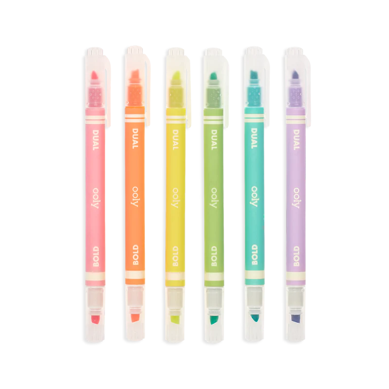 Dual Liner Double Ended Highlighters
