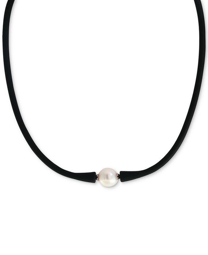 Genuine Pearl Silicone Necklace
