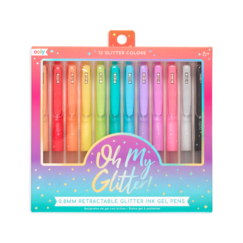 Oh My Glitter! Gel Pens - 12 Pack