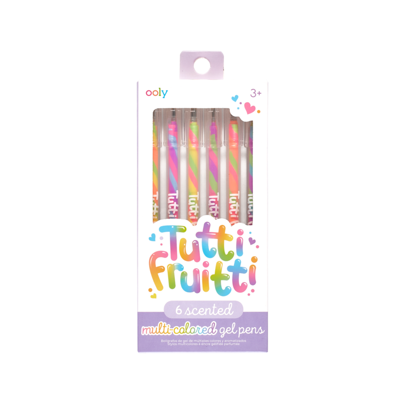Tutti Fruitti Scented Colored Gel Pens- Set of 6