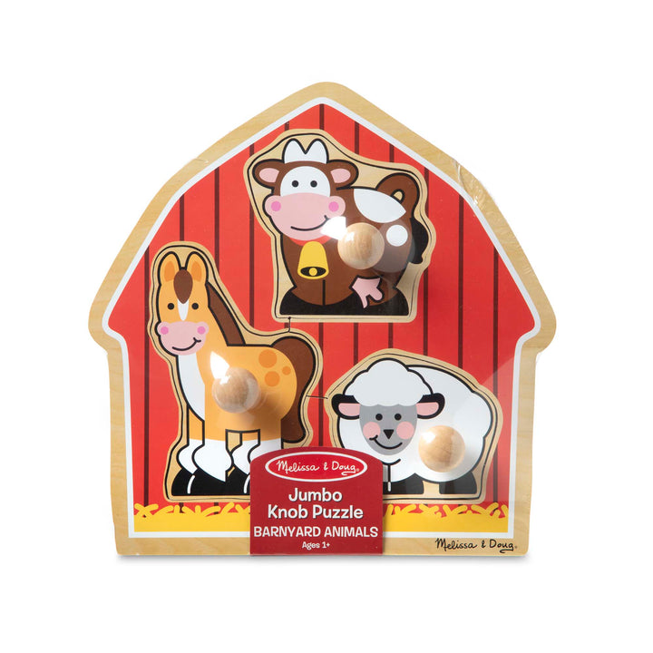Barnyard Animals Jumbo Knob Puzzle