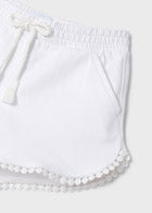 Basic Knit Shorts with Dot Trim