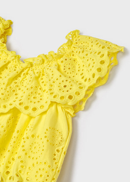 Eyelet Knit Tee