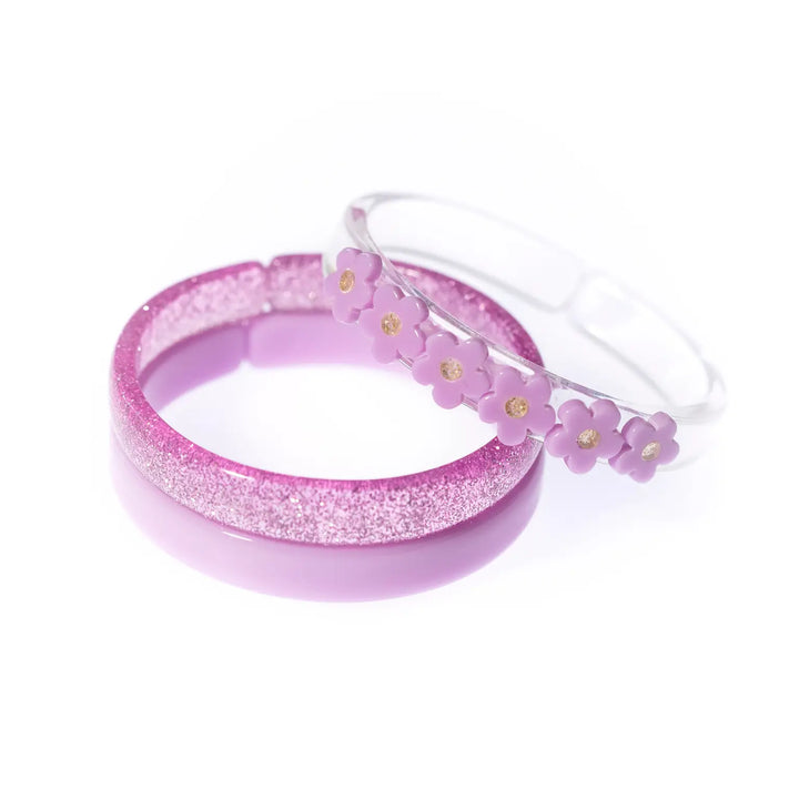 Lilies & Roses Bangle Set