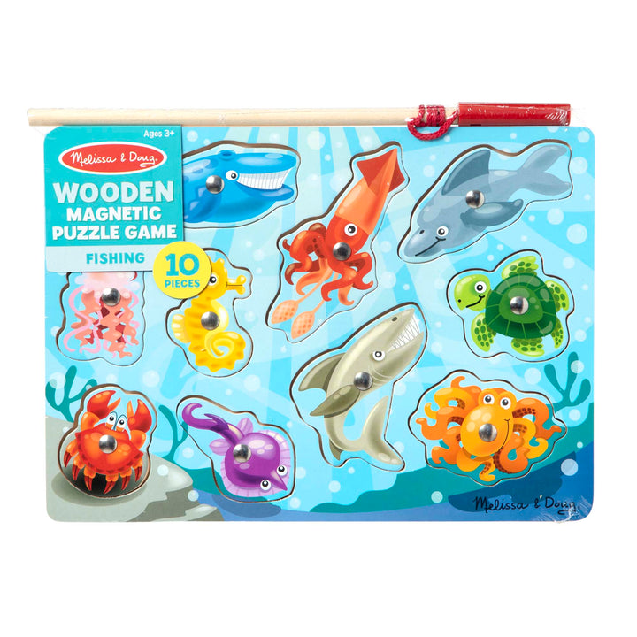 Wooden Magnetic Puzzle Game- Fishing