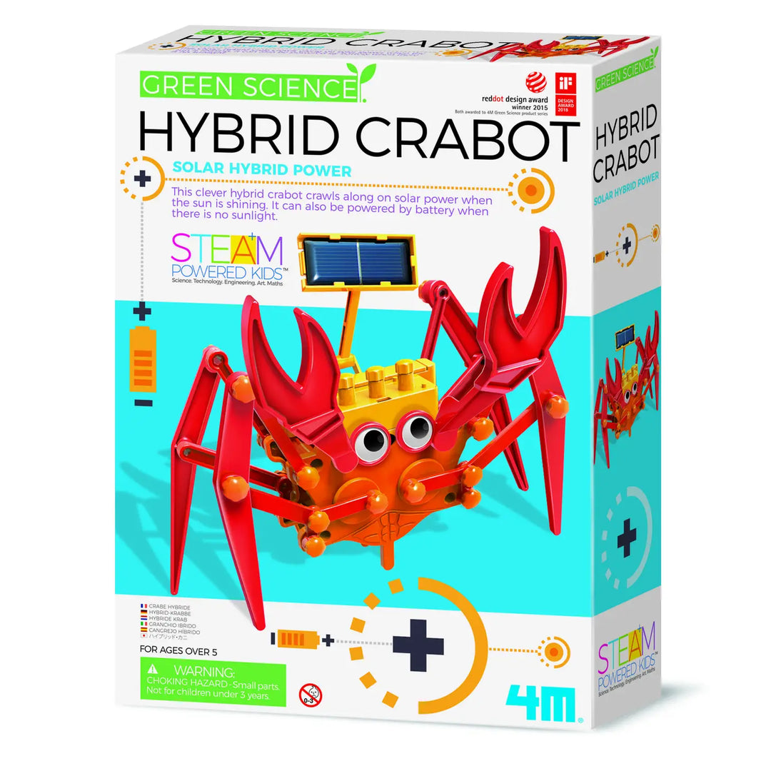 Solar Hybrid Crabot, Green Science DIY Kit