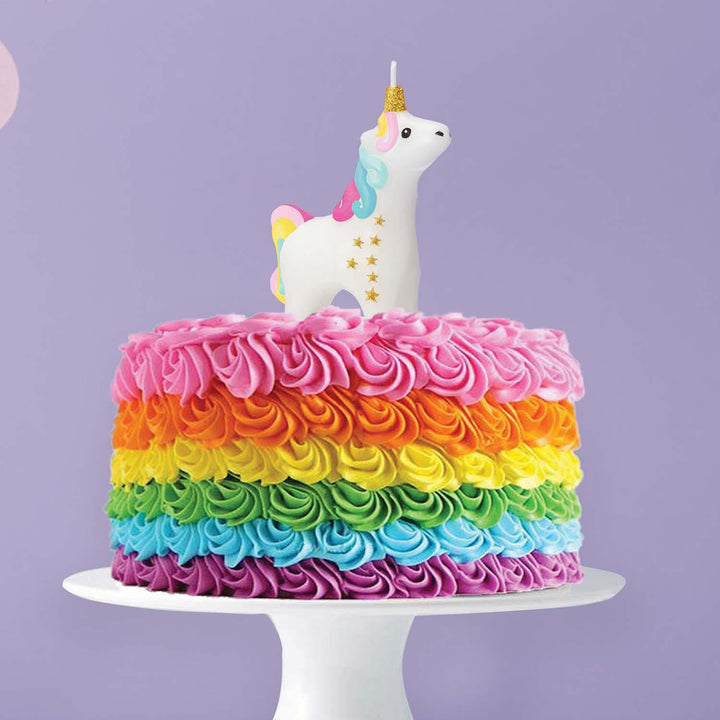 Wish Come True Unicorn Birthday Candle