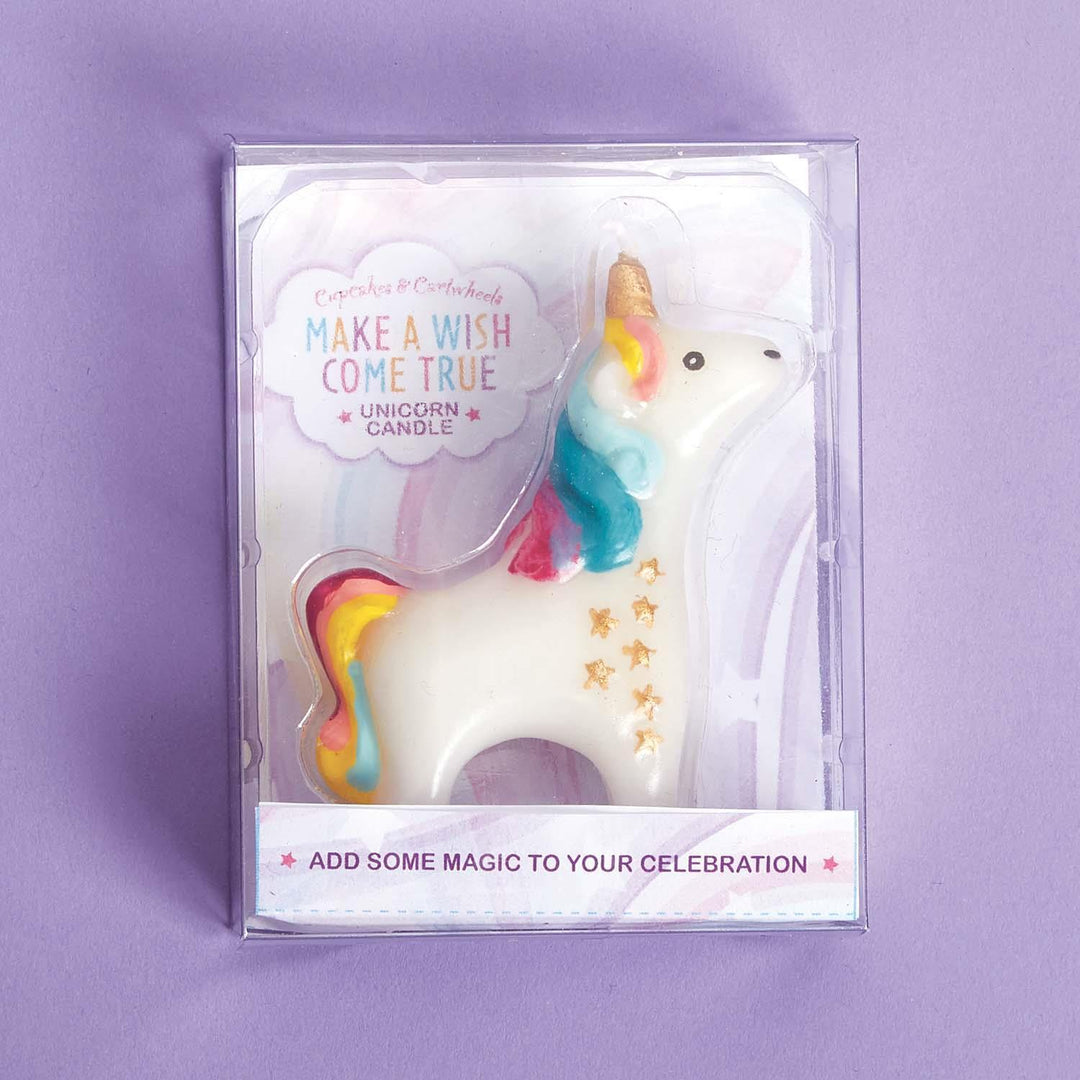 Wish Come True Unicorn Birthday Candle