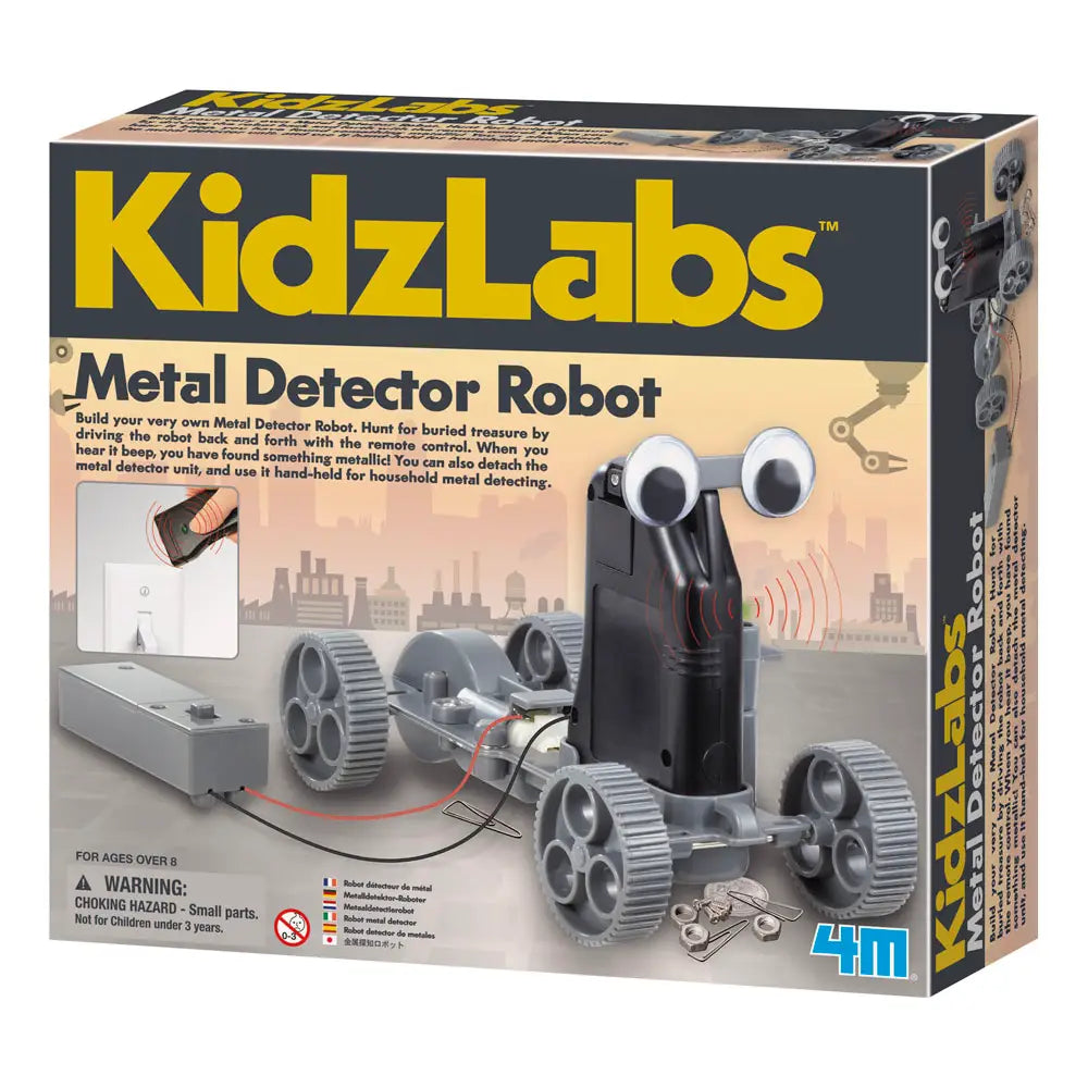 KidzLabs Metal Detector Robot STEM Kit