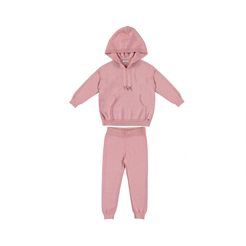 Knit Tracksuit With Hoodie