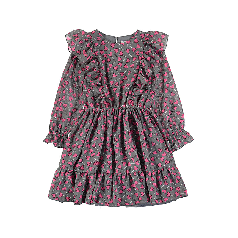 Ruffled Heart Dress
