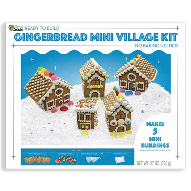 Bee Gingerbread Mini Village Kit