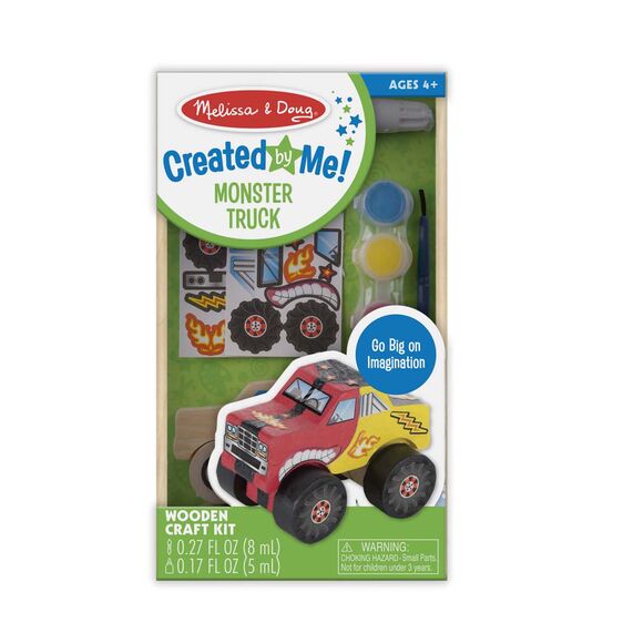 Created by Me! Monster Truck Wooden Craft Kit