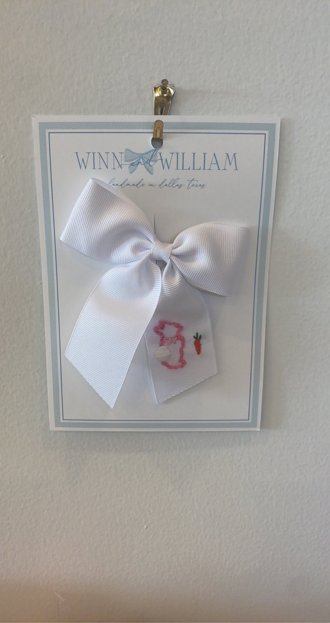 Winn & William Bunny Bow