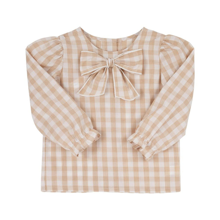 Beatrice Bow Blouse-Long Sleeve