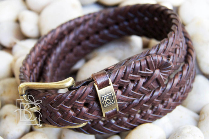 Braided Leather Belt