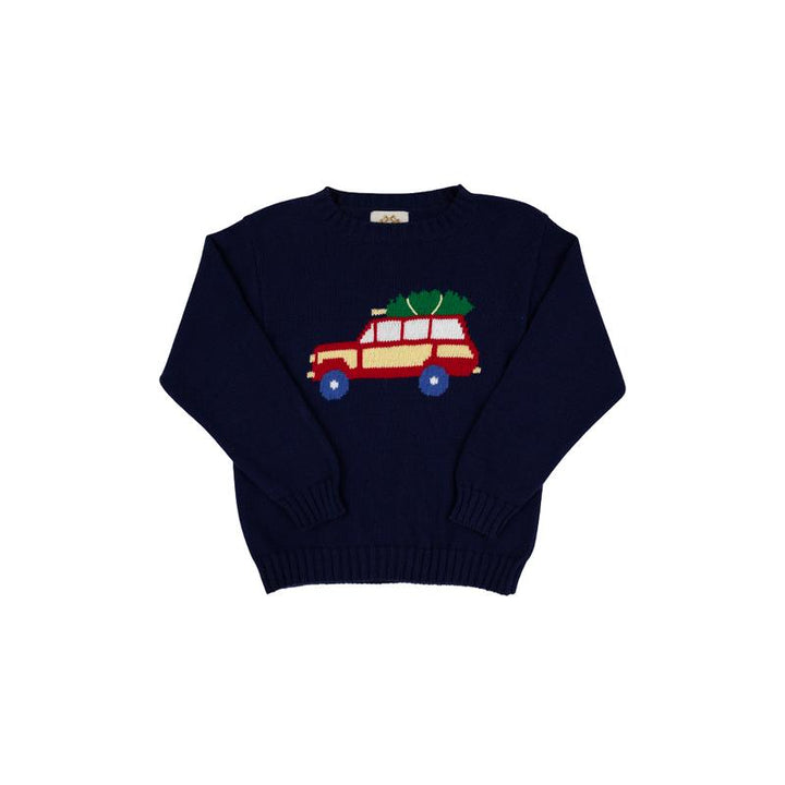 Isaac Intarsia Sweater Jeep