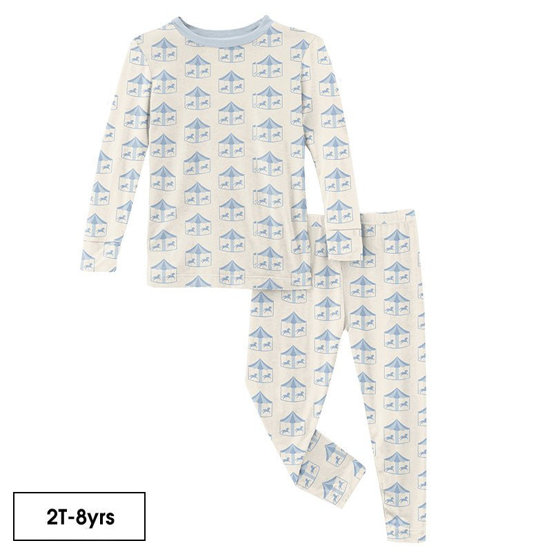Print Long Sleeve Pajama Set