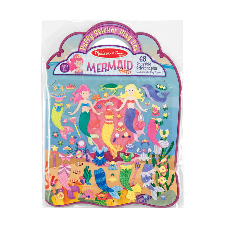 Puffy Sticker Play Set-Mermaid