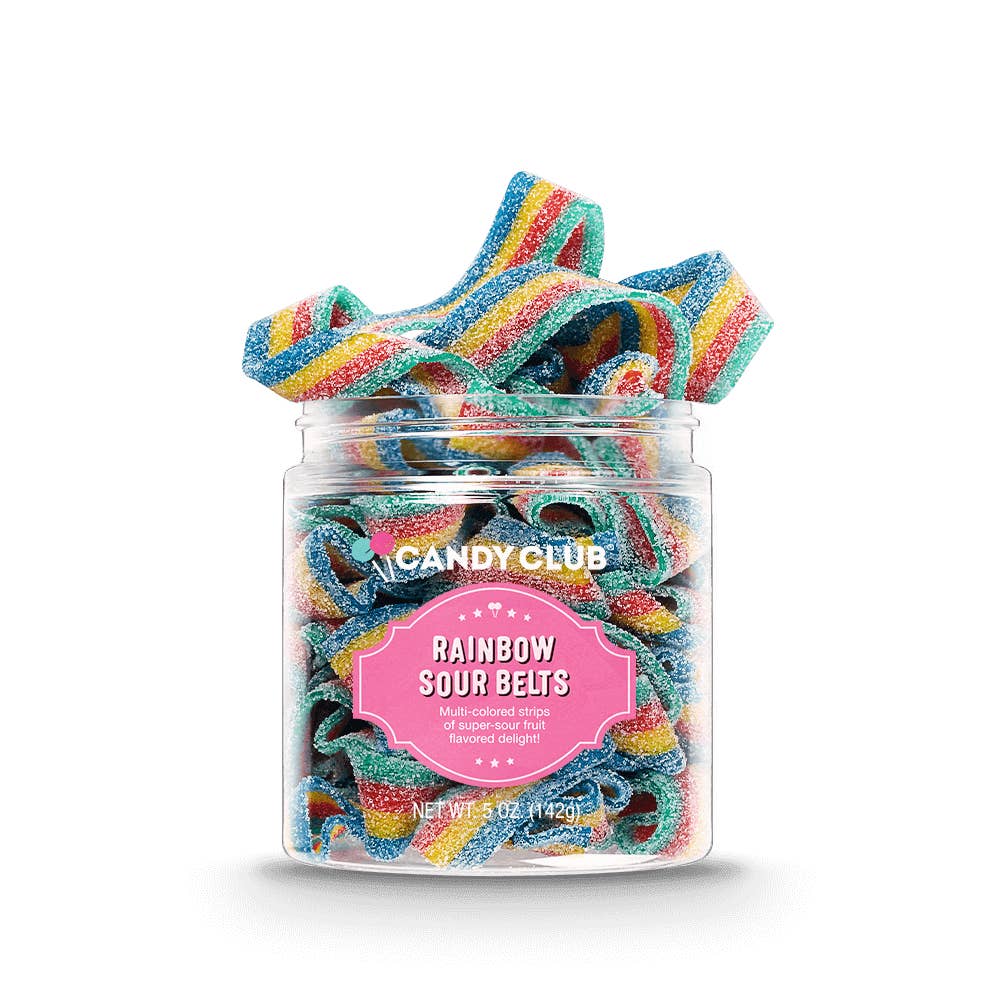 Candy Club- Rainbow Sour Belts