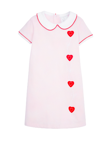 Applique Libby Dress-Hearts