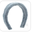 Faux Fur Solid Color Headband