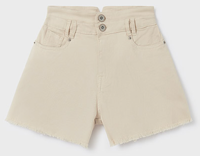 Fringe Twill Shorts