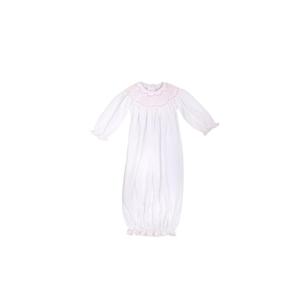 Sweetly Smocked Greeting Gown