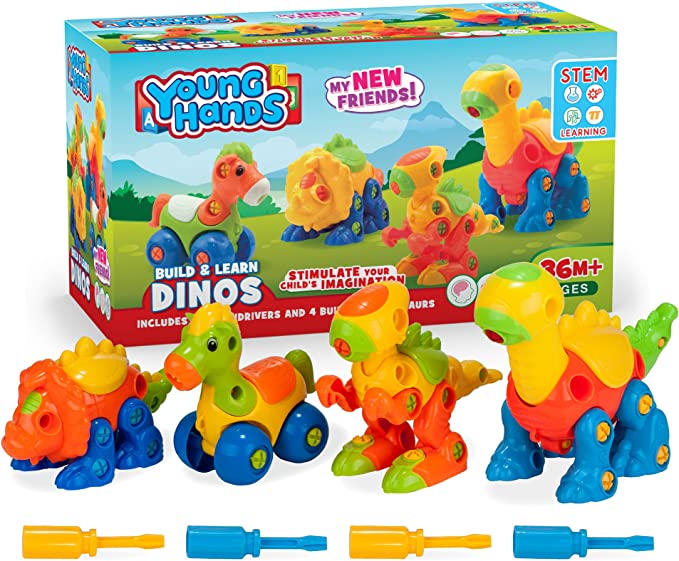 Build & Learn Dinosaur Take Apart Toy Set