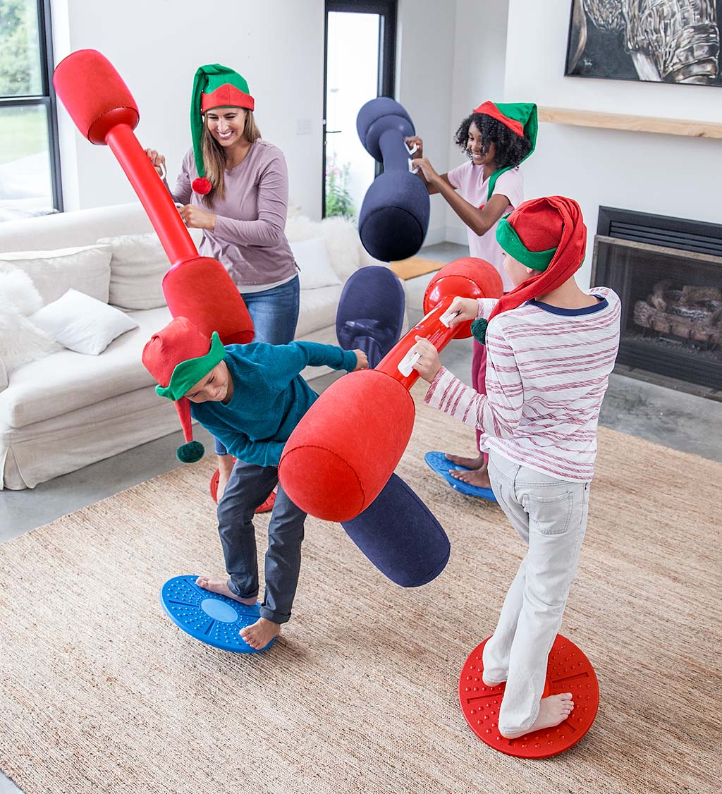 Balance Jousting Set with Inflatable Bopper