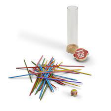 Rainbow Pick-Up Sticks Game in Storage Container