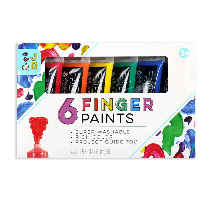 JR 6 Washable Fingerpaints