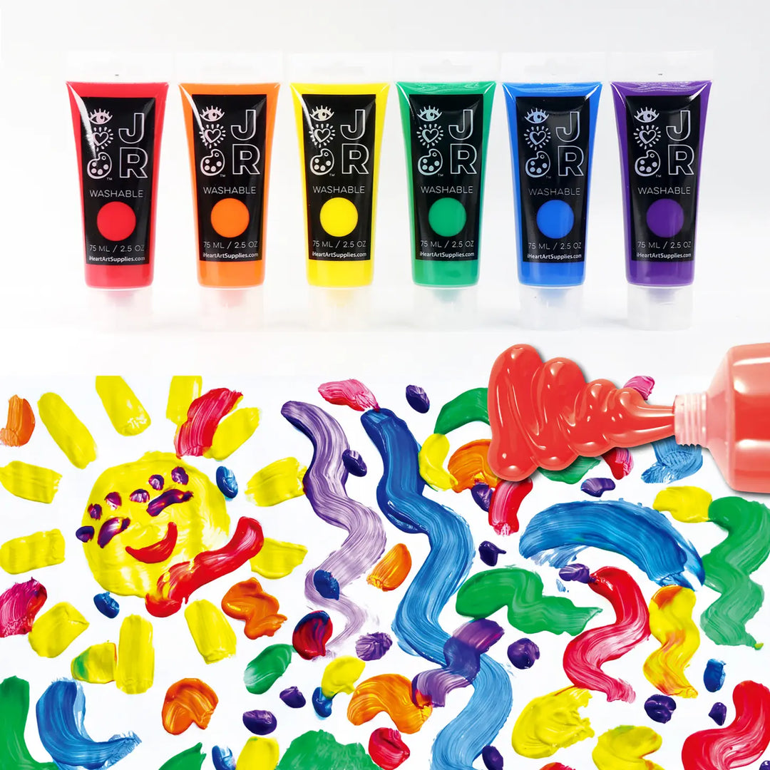 JR 6 Washable Fingerpaints