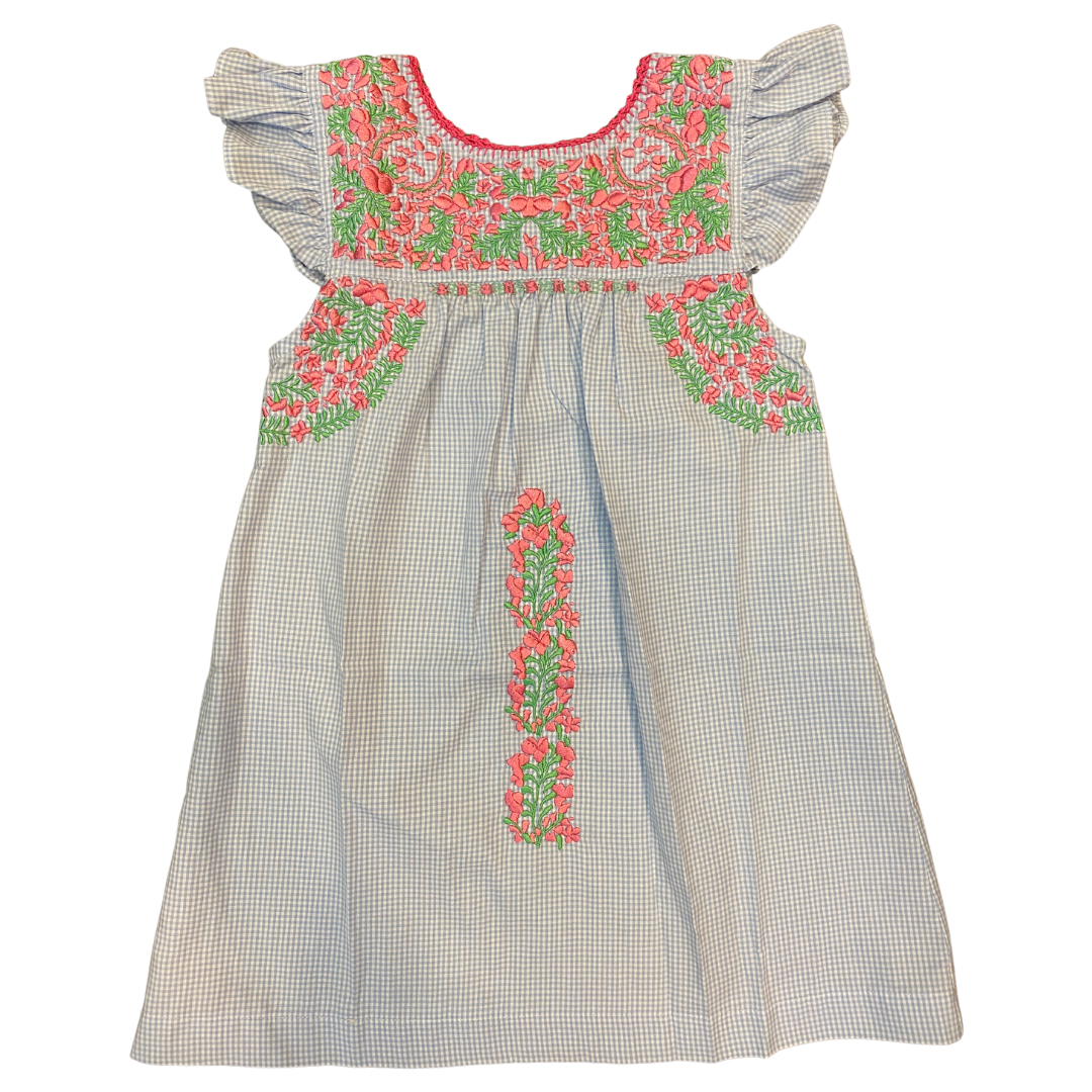 Six Honeybee’s Flutter Sleeve Puebla Dress