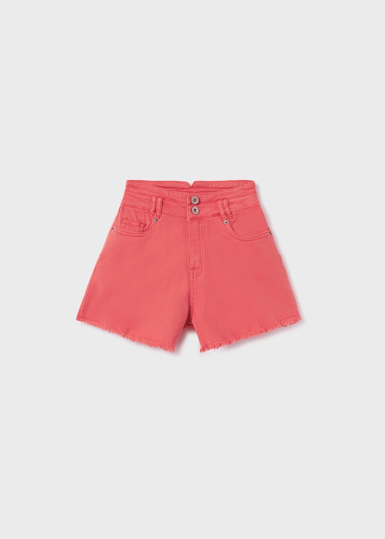 Fringe Twill Shorts