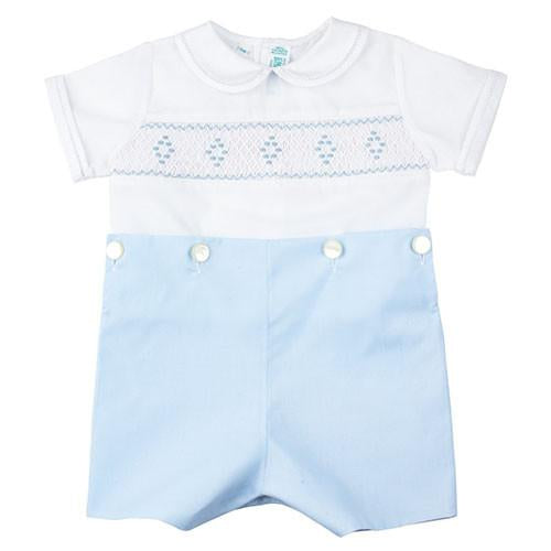 White/Blue Toddler Bobble Suit