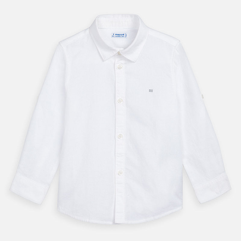 Basic Linen Long Sleeve Shirt