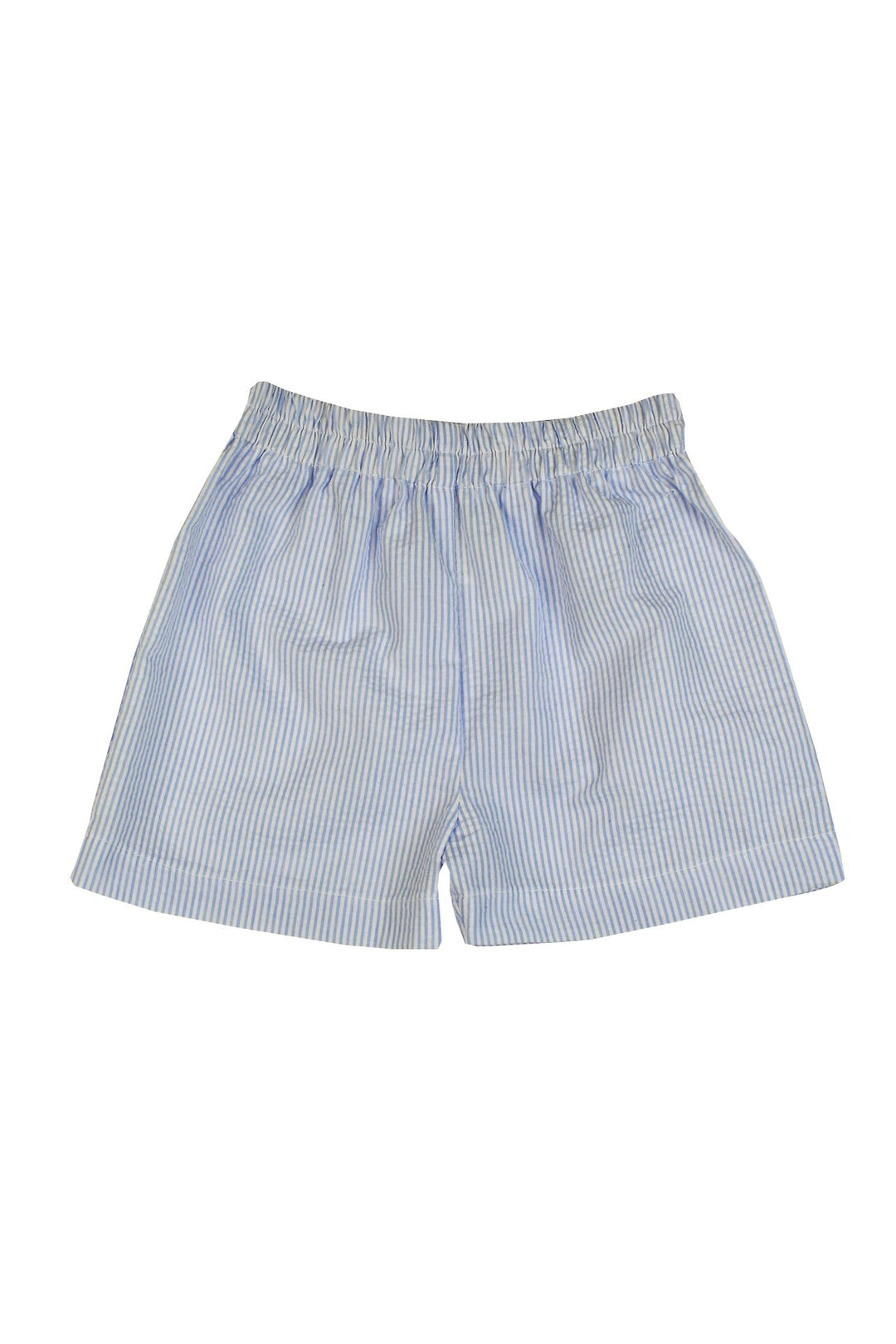 Blue Seersucker Short