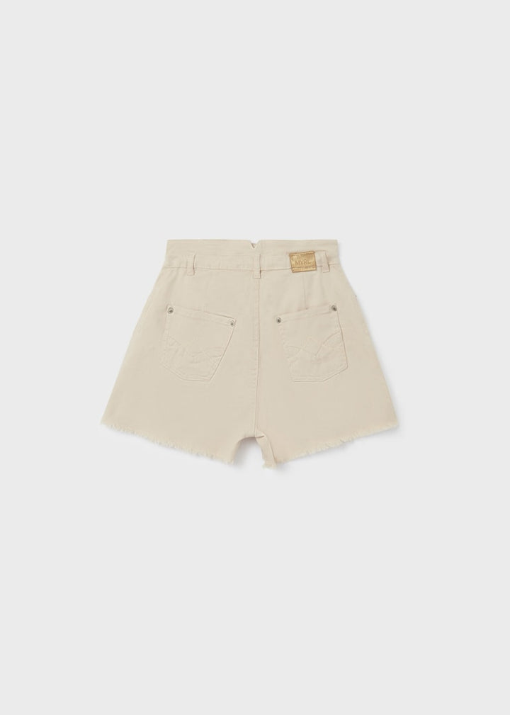Fringe Twill Shorts