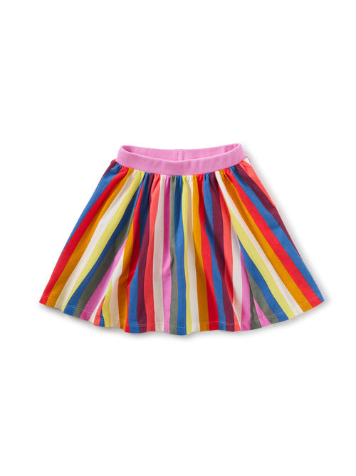 Twirl Skort-Vibrant Stripe